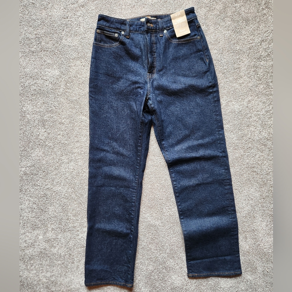 madewell curvy 90's straight jean